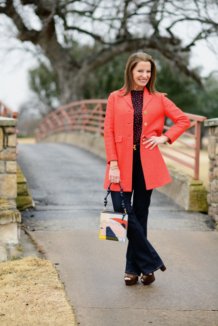 TIffany Blackmon wearing her favorite denim for women over 40