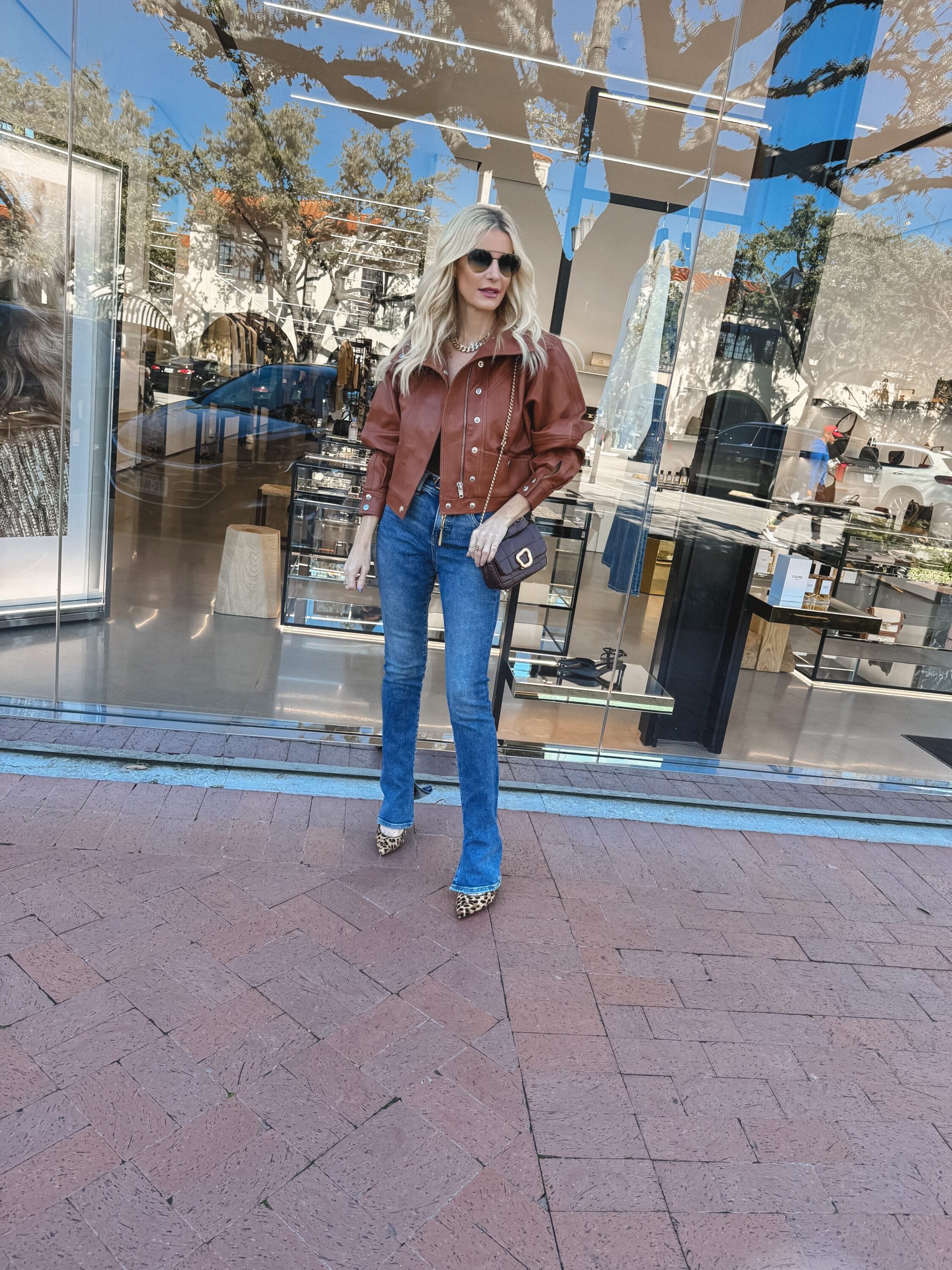 Dallas fashion blogger for women over 40 showcasing 4 things over 50 women should never wear.