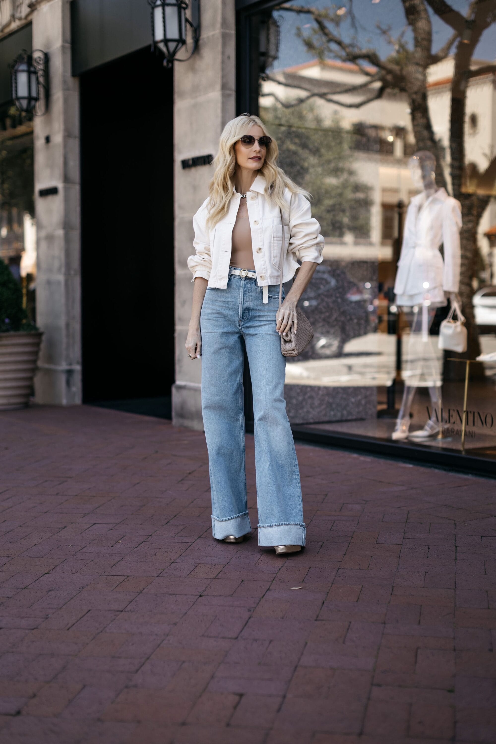Over 40 Dallas fashion blogger wearing one of the best spring jackets of 2024 that is also one of 7 best sellers in April.