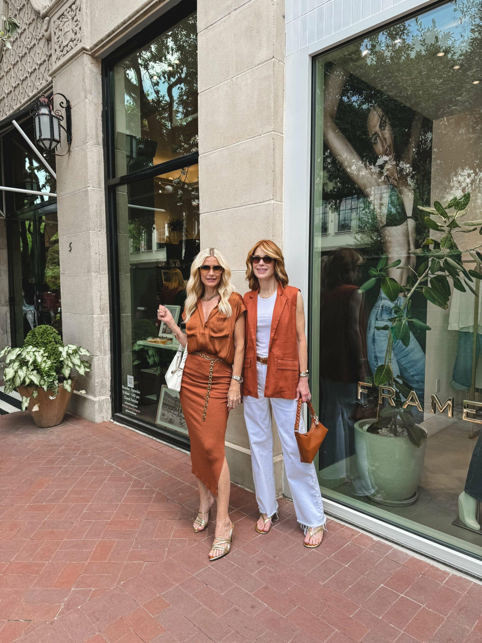 Over 40 fashion bloggers wearing looks made up of transitional pieces that can be worn now in the summer and later in the Fall.