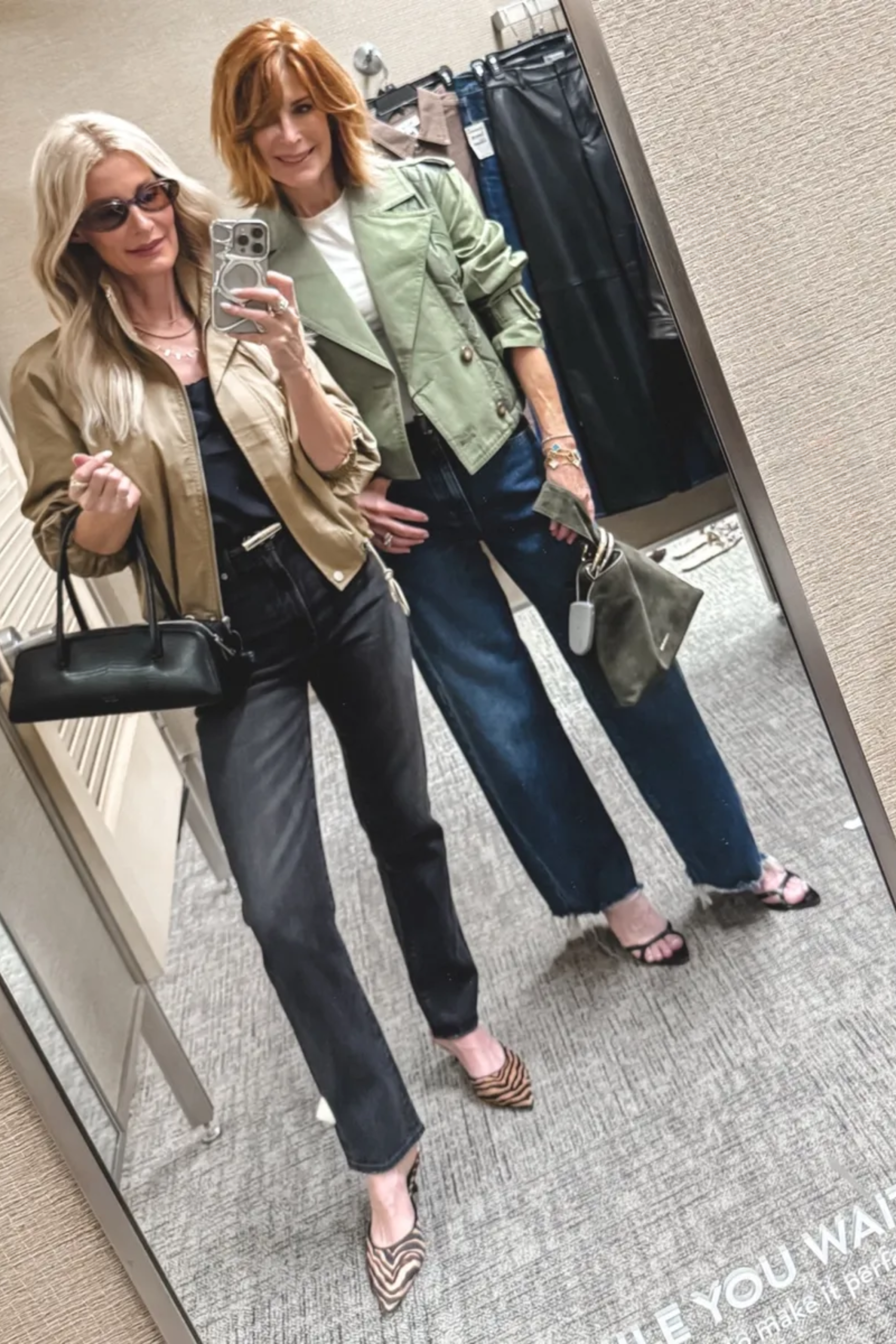 Dallas fashion bloggers for women over 40 wearing chic fall looks from the Nordstrom Anniversary Sale.